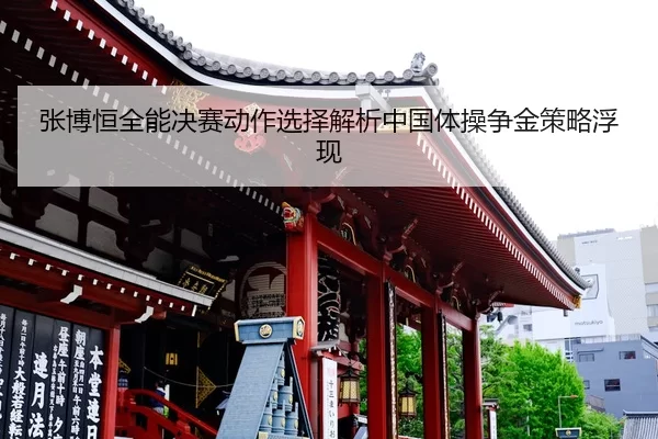 张博恒全能决赛动作选择解析中国体操争金策略浮现